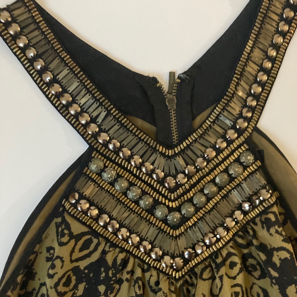 Beaded BEBE top